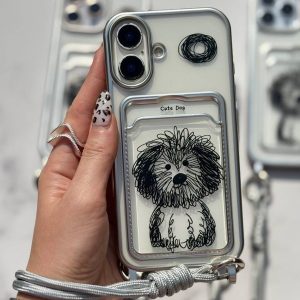 قاب جاکارتی طرح cute dog ایفون