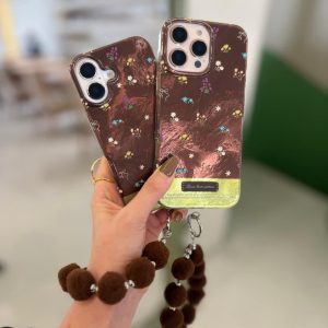 قاب براش رز قهوه ای آیفون